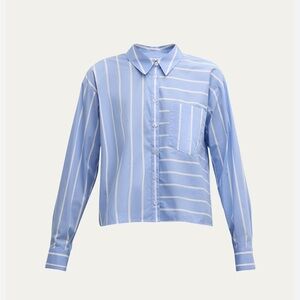 VERONICA BEARD Kindly Stripe Long-Sleeve Top size 0